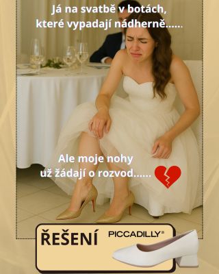 Říká se, že pro krásu se musí trpět. Není to tak úplně pravda. Chystáte-li se na svatbu a sháníte 🥿pohodlné a zároveň...