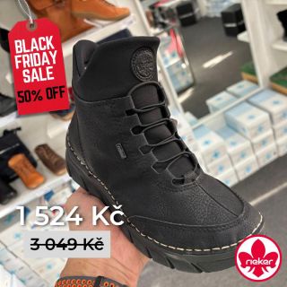 ‼️ Připomínáme! Naše BLACK FRIDAY sleva 50 % na vše od Rieker stále běží. Styl, pohodlí a kvalita za polovinu? To se...
